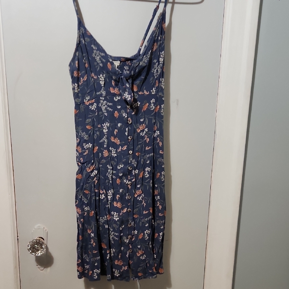 Floral Blue Dress